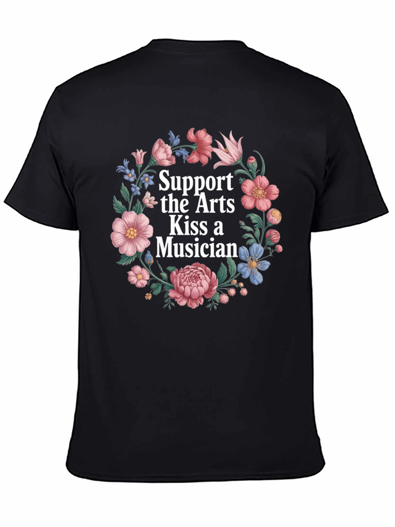 Support the Arts Floral Graphic Tee