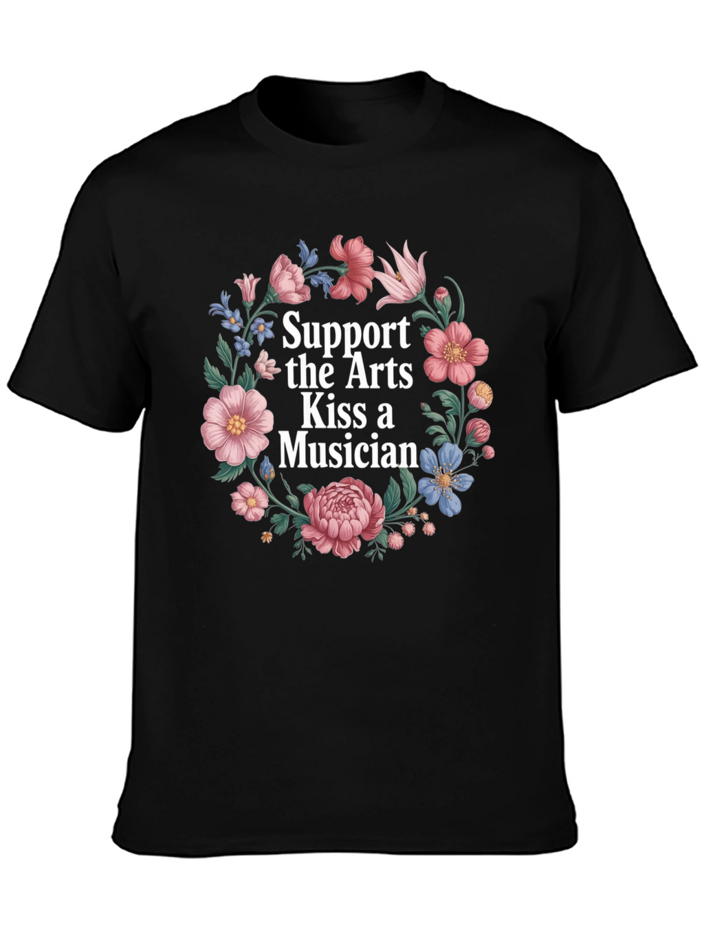 Support the Arts Floral Graphic Tee