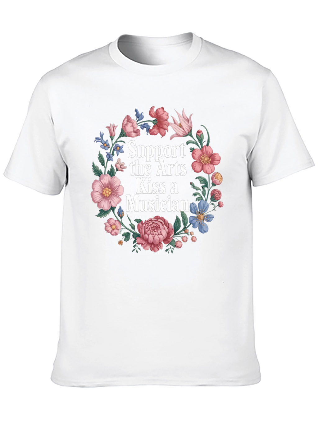 Support the Arts Floral Graphic Tee