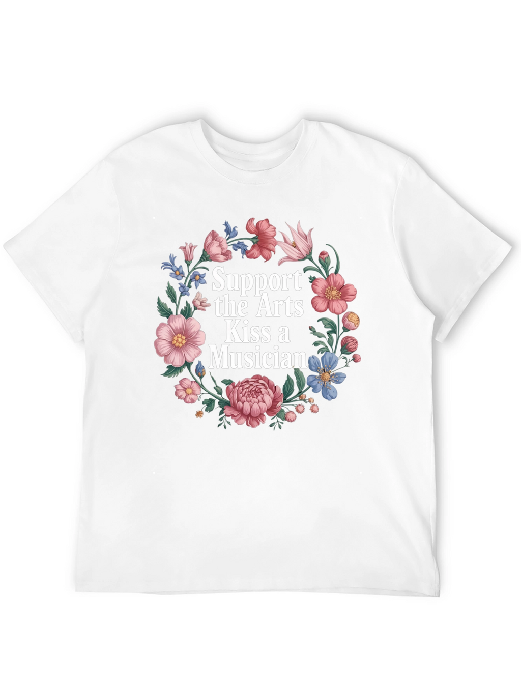 Support the Arts Floral Graphic Tee