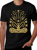 Butterfly Graphic Tee - Stylish Black T-Shirt