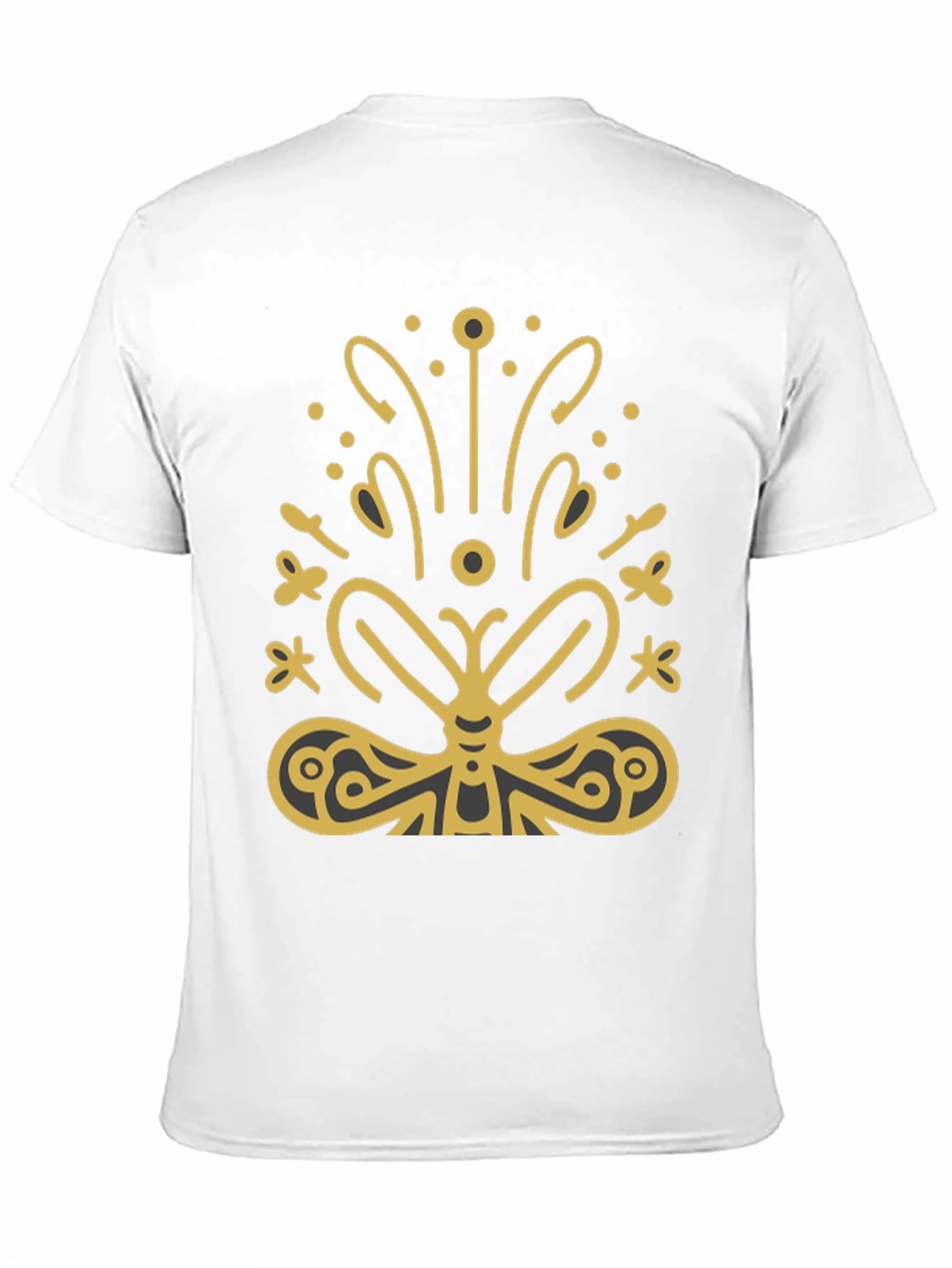 Butterfly Graphic Tee - Stylish Black T-Shirt