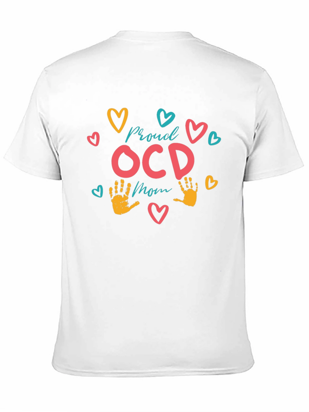 Proud OCD Mom T-Shirt - Black