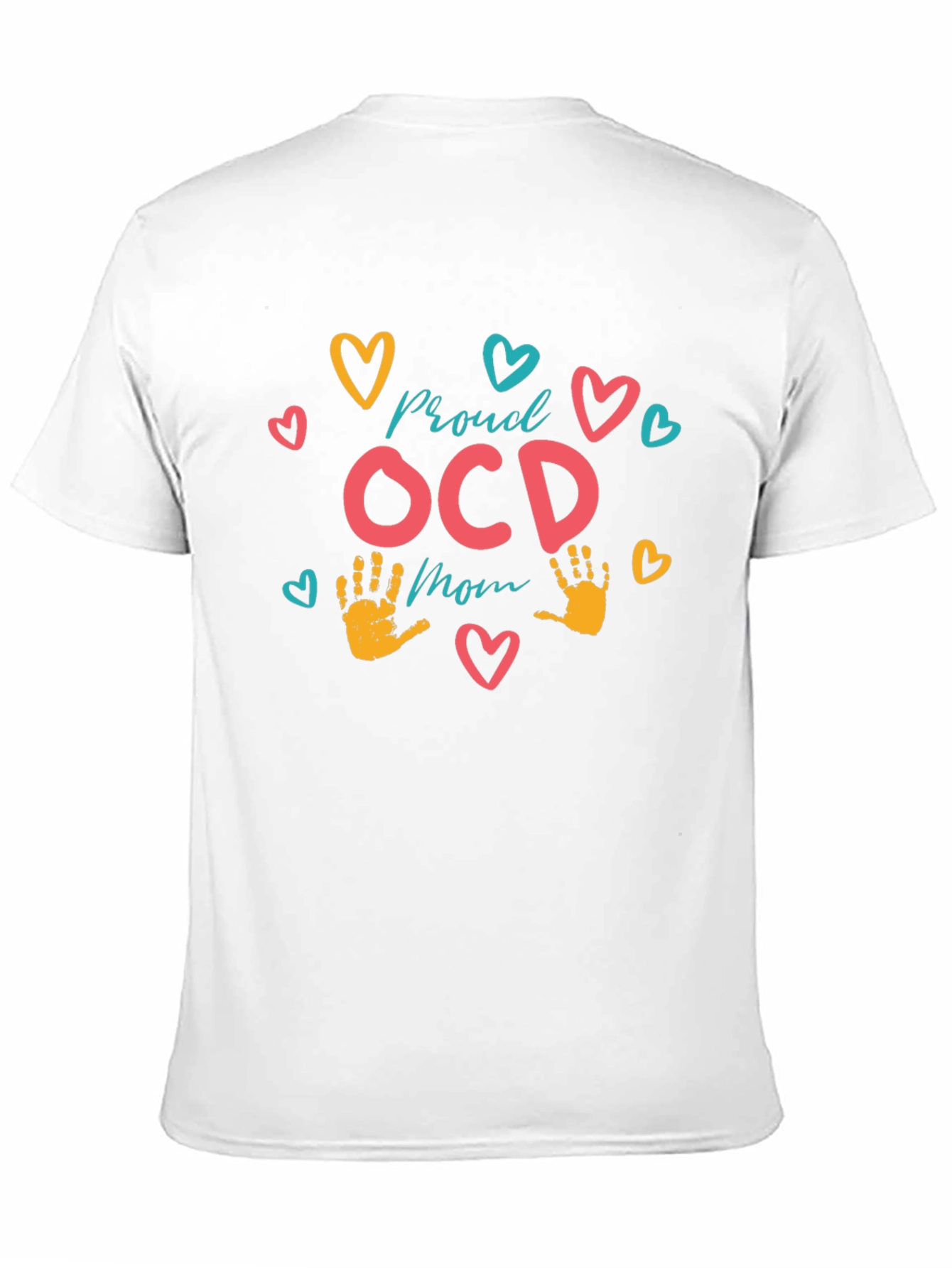 Proud OCD Mom T-Shirt - Black