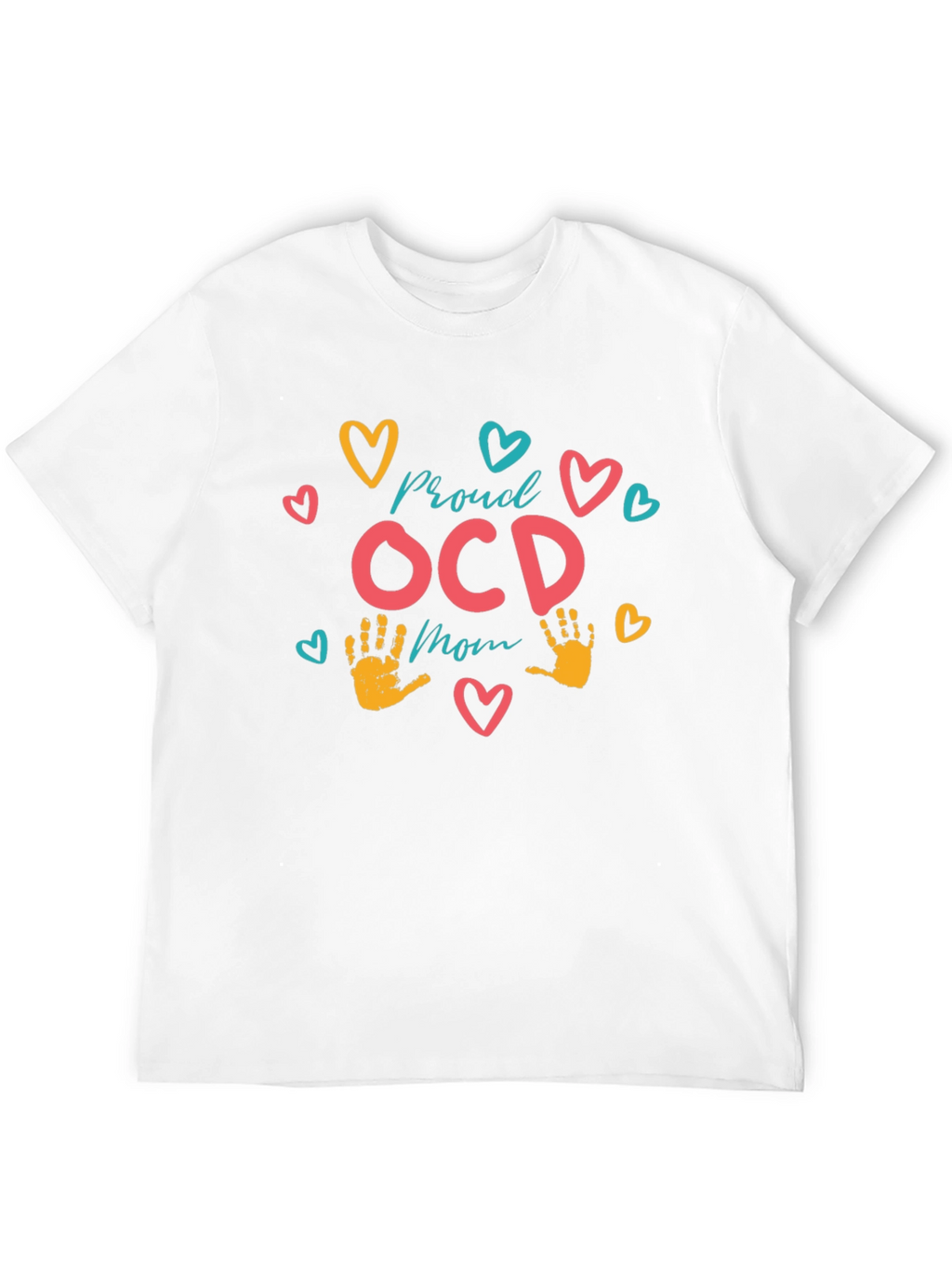 Proud OCD Mom T-Shirt - Black
