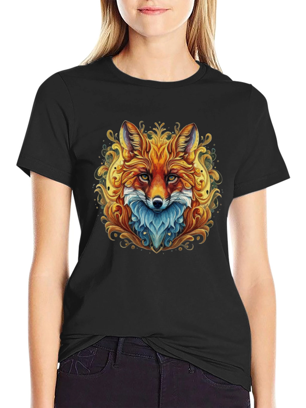 Fox Art Graphic T-Shirt - Unique Design