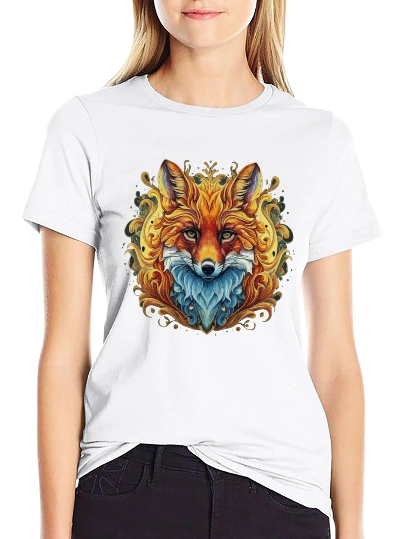 Fox Art Graphic T-Shirt - Unique Design
