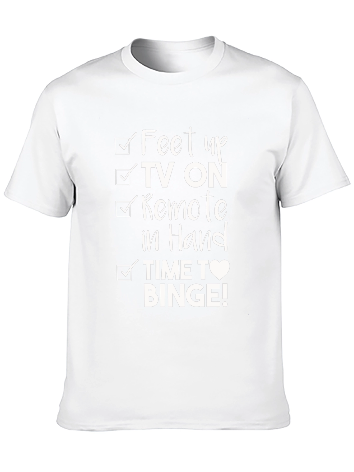 Feet Up TV Binge T-Shirt
