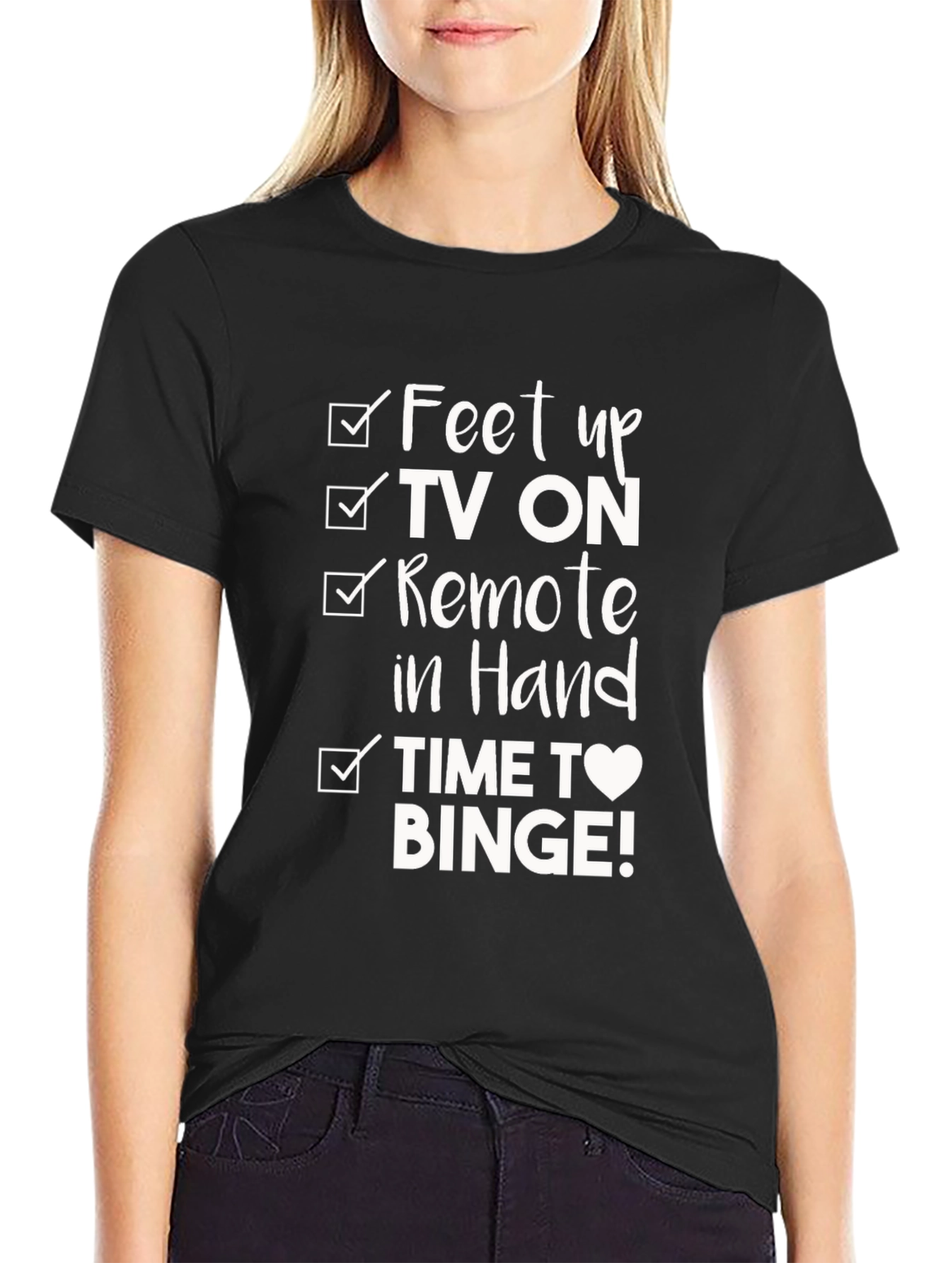 Feet Up TV Binge T-Shirt