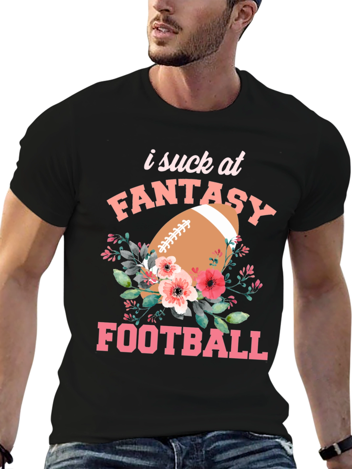 I Suck at Fantasy Football Graphic T-Shirt