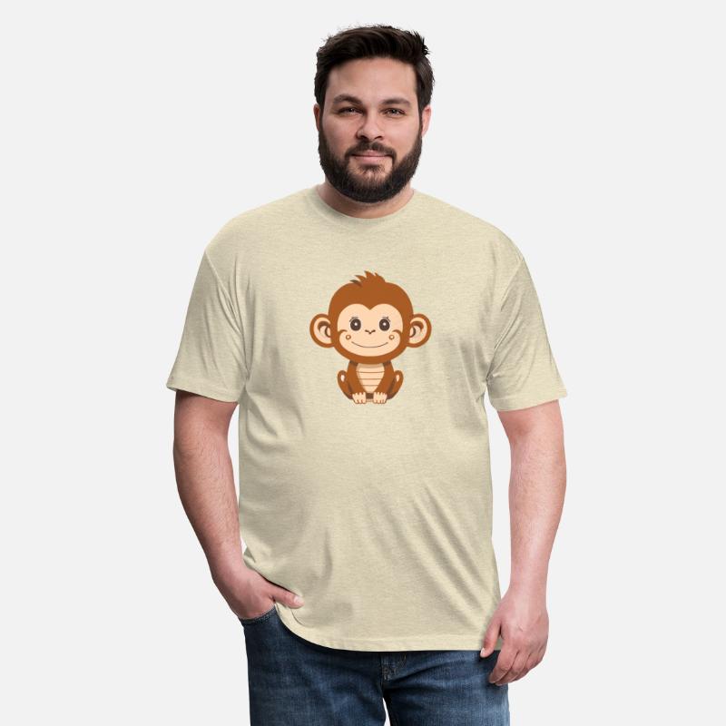 Cute baby Monkey smiling
