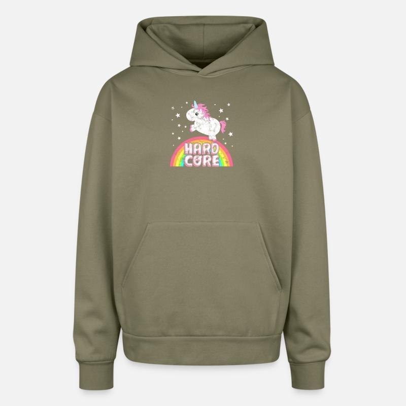 Cute Ironic Hardcore Music Festival Party Unicorn