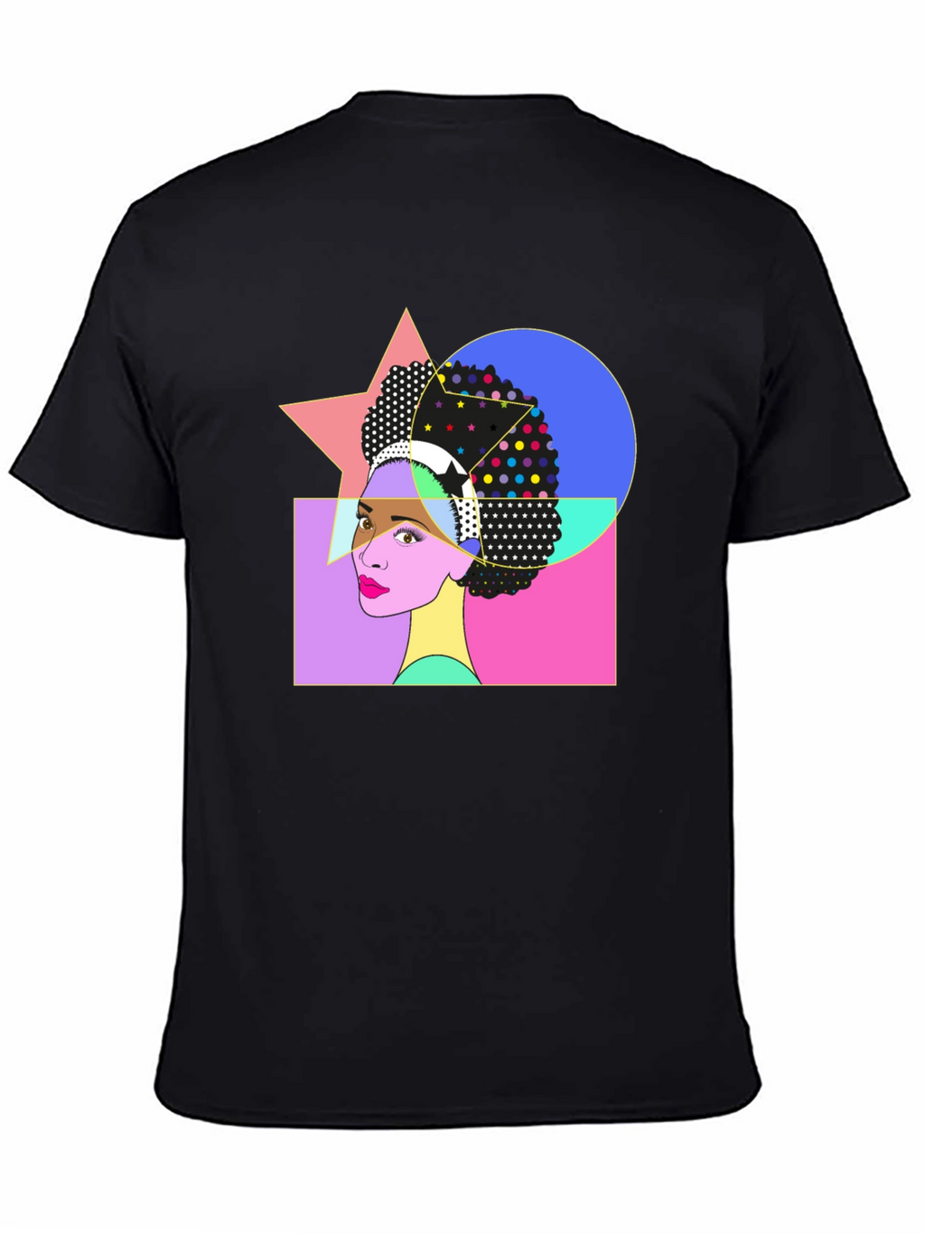 Retro Pop Art Afro Graphic Tee