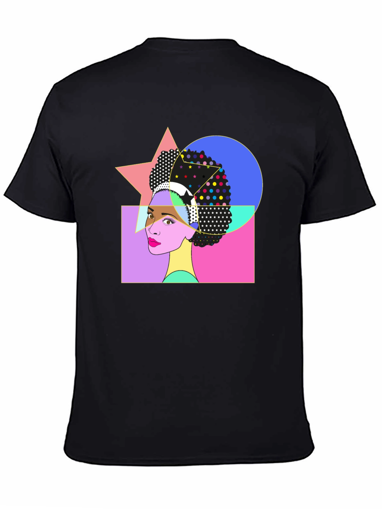 Retro Pop Art Afro Graphic Tee