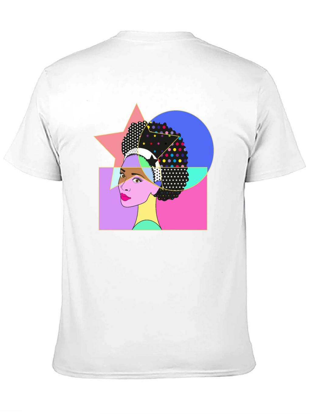 Retro Pop Art Afro Graphic Tee