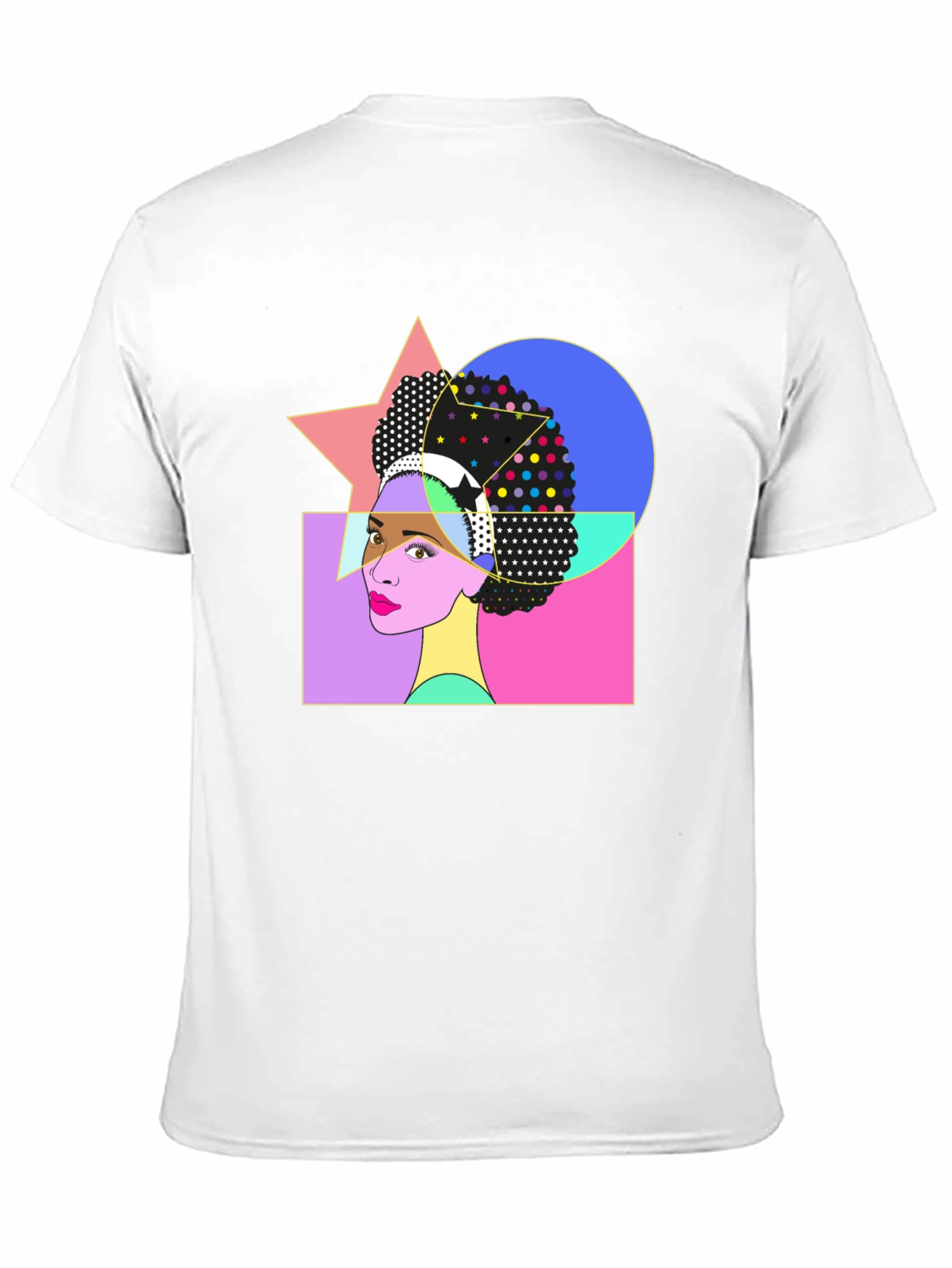 Retro Pop Art Afro Graphic Tee