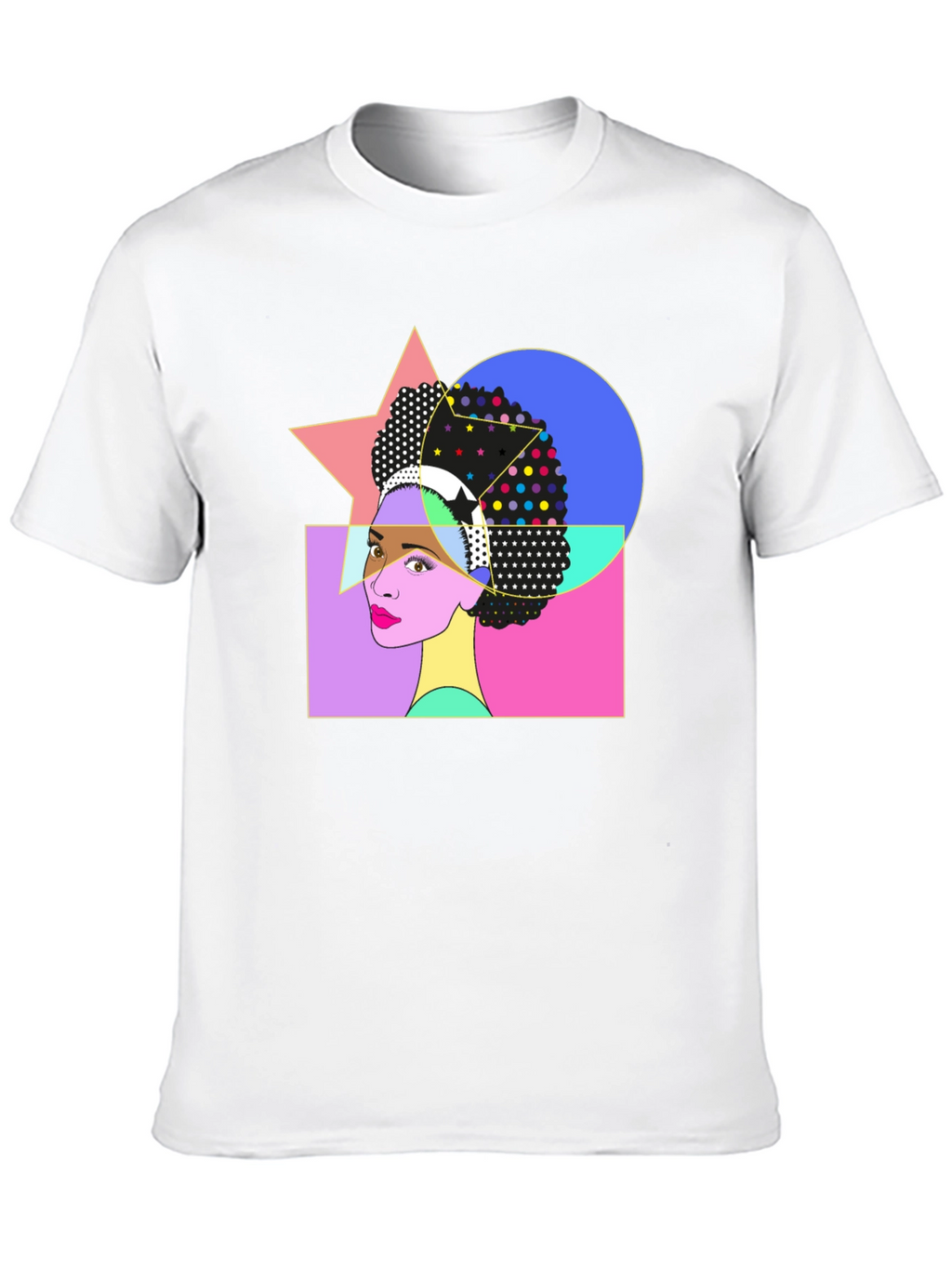 Retro Pop Art Afro Graphic Tee