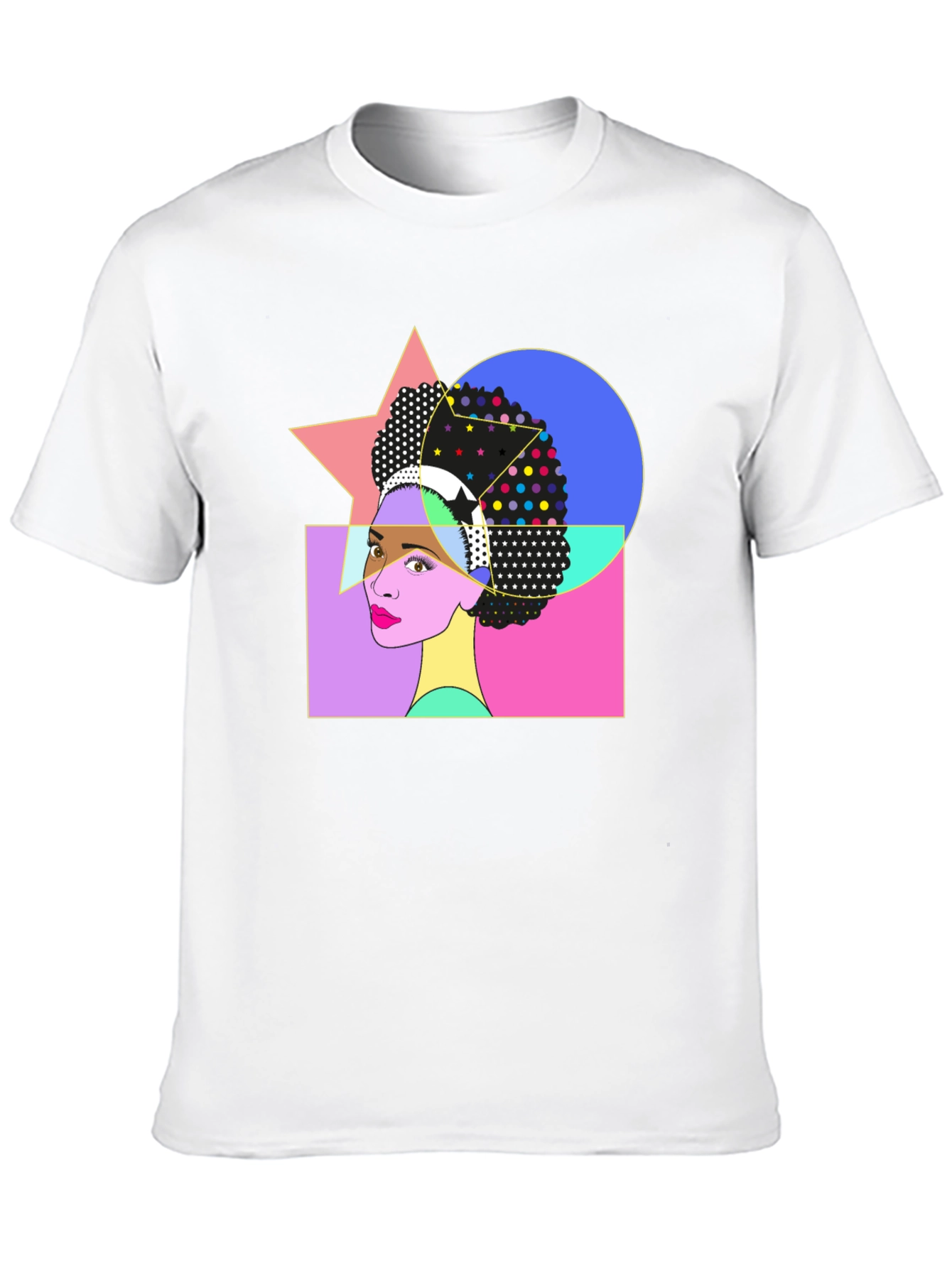 Retro Pop Art Afro Graphic Tee