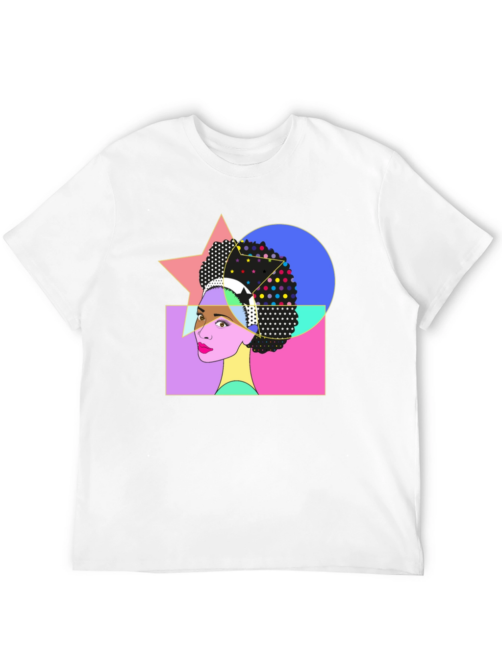 Retro Pop Art Afro Graphic Tee