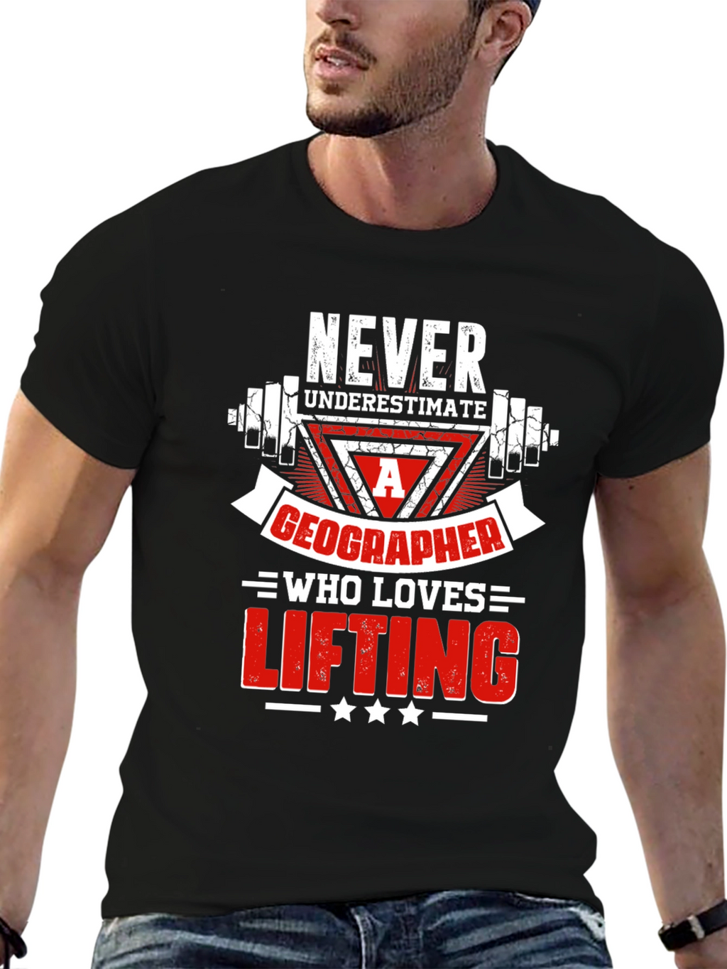 Geographer Who Loves Lifting T-Shirt