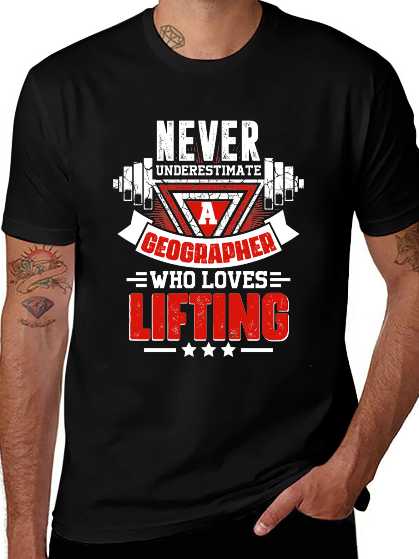 Geographer Who Loves Lifting T-Shirt
