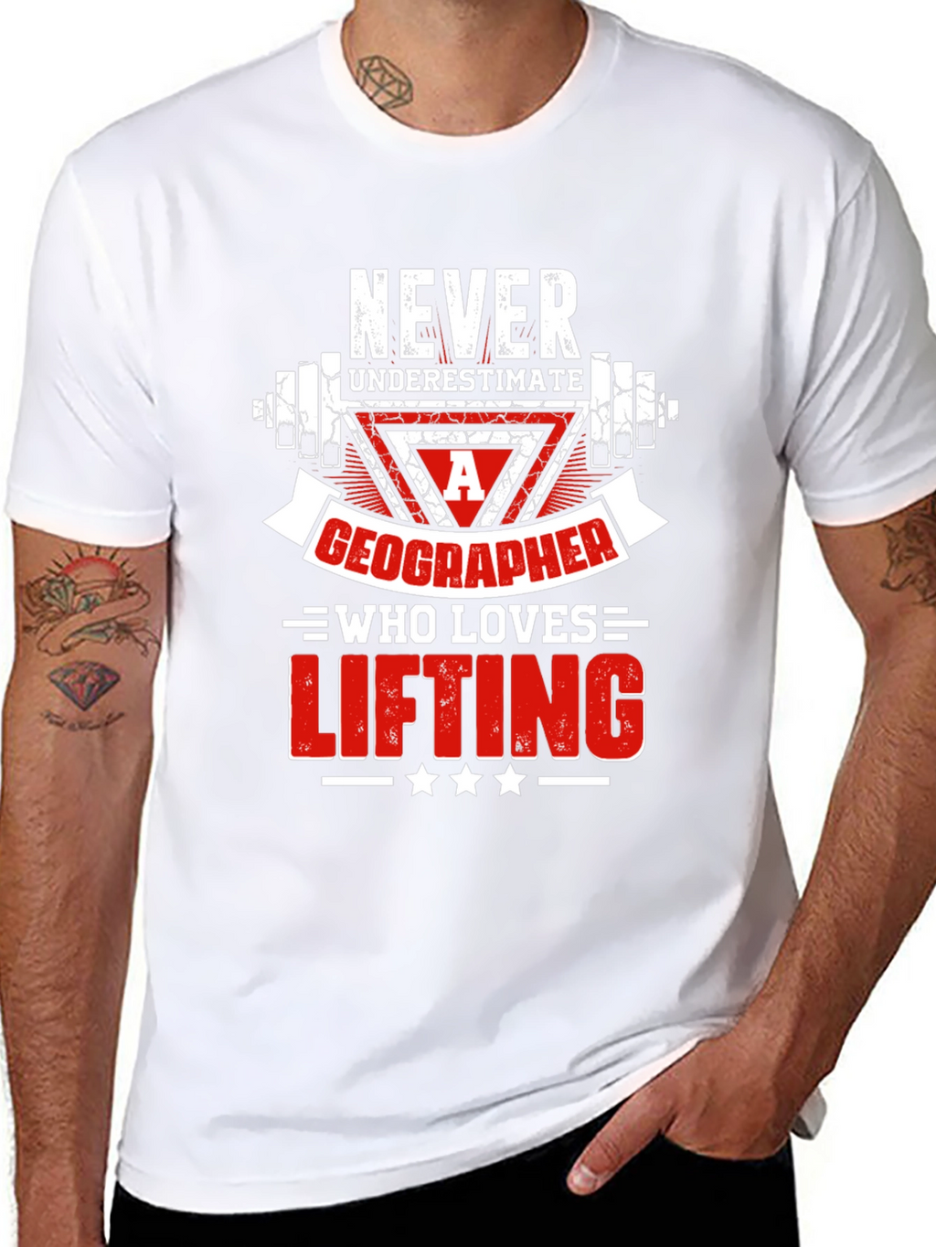 Geographer Who Loves Lifting T-Shirt