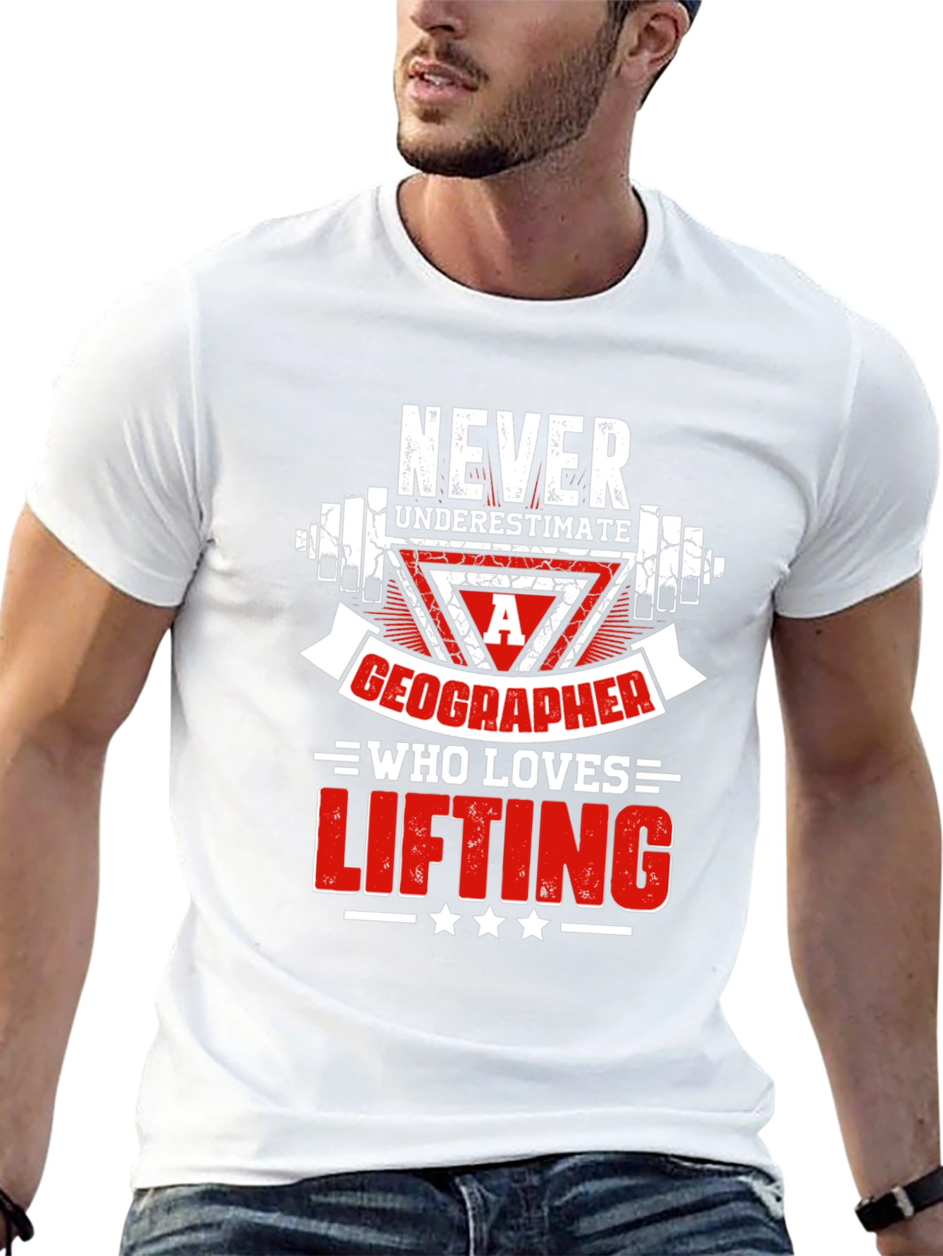Geographer Who Loves Lifting T-Shirt