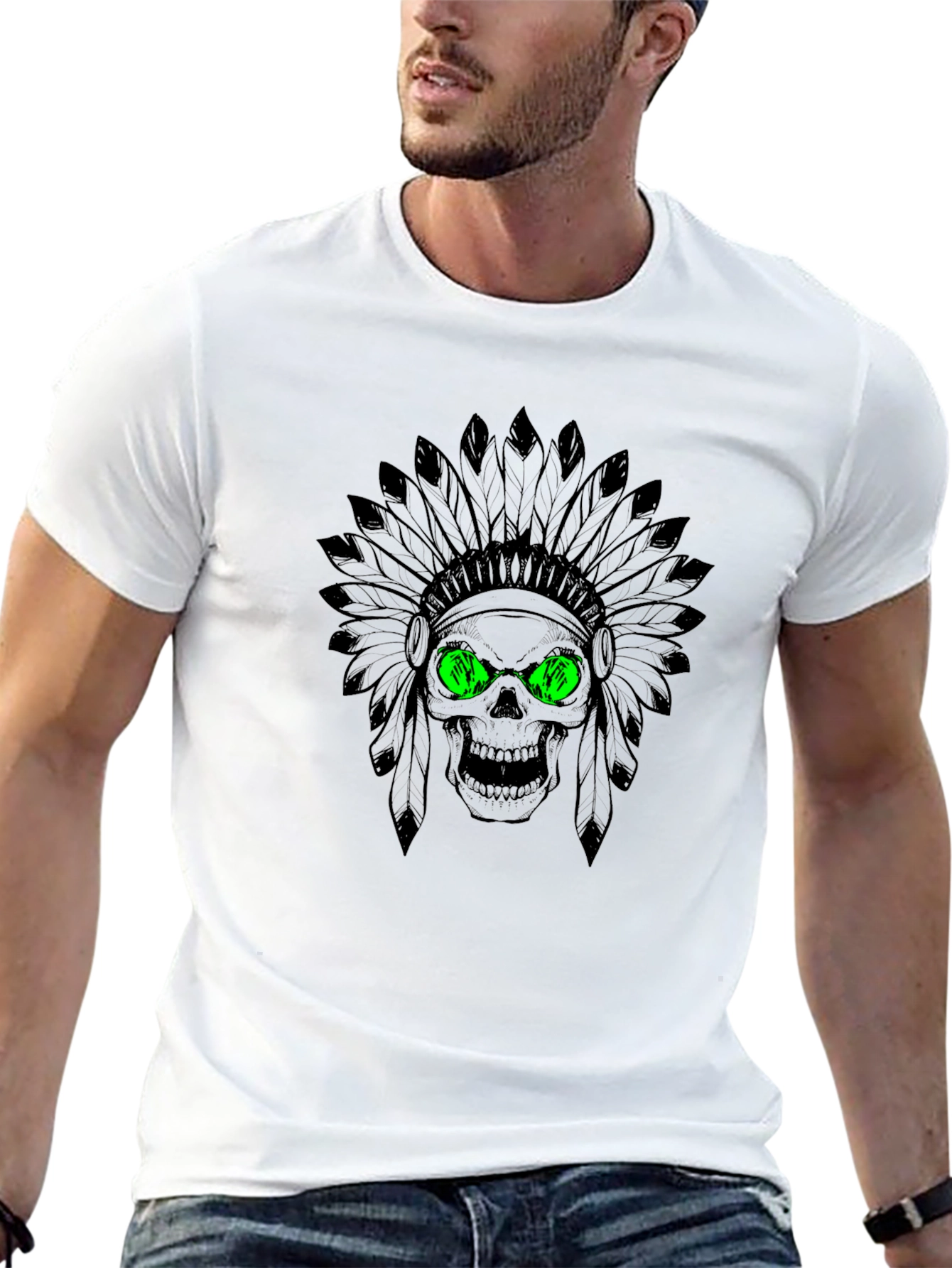 Skull Chief Black T-Shirt