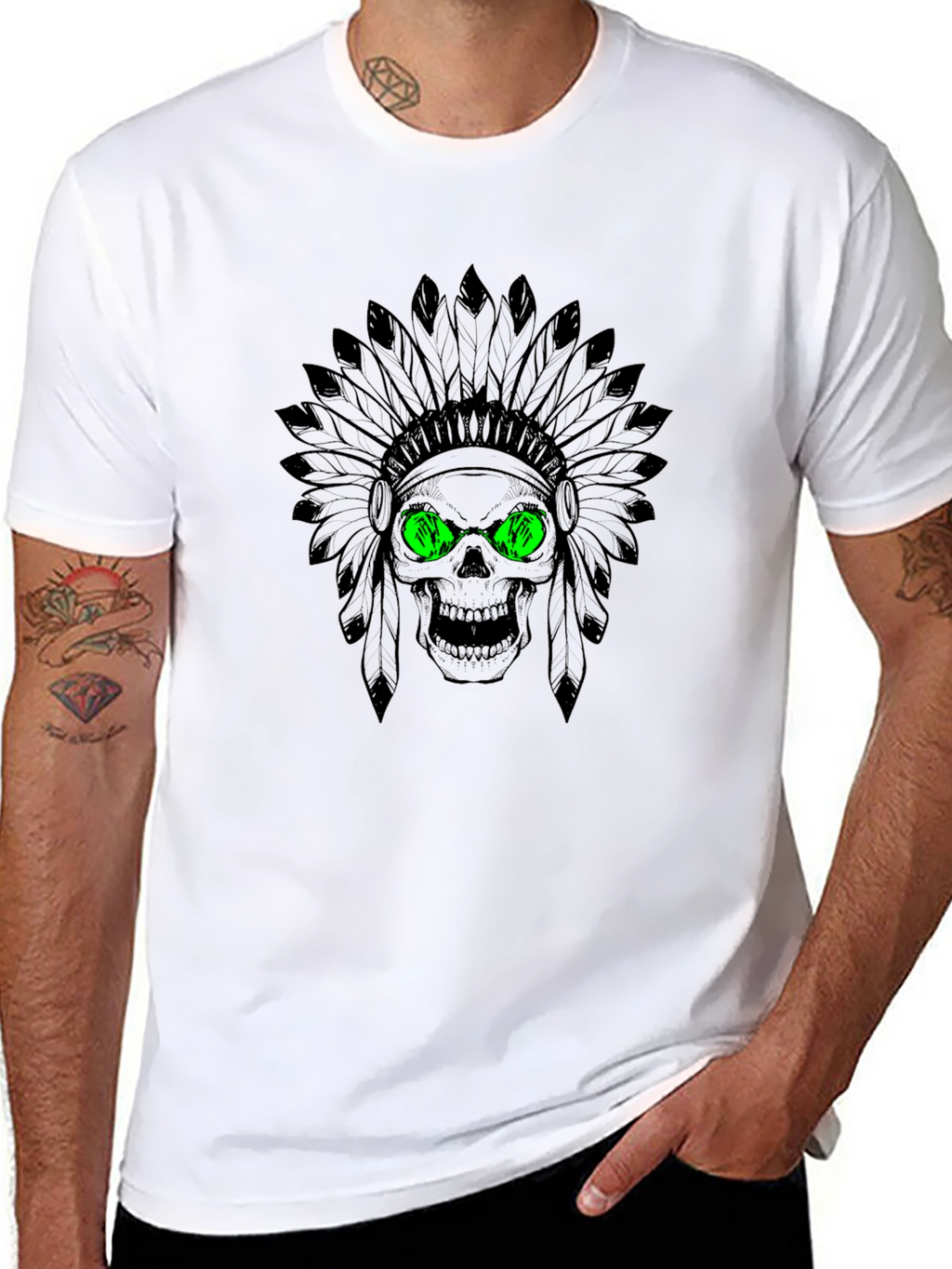 Skull Chief Black T-Shirt