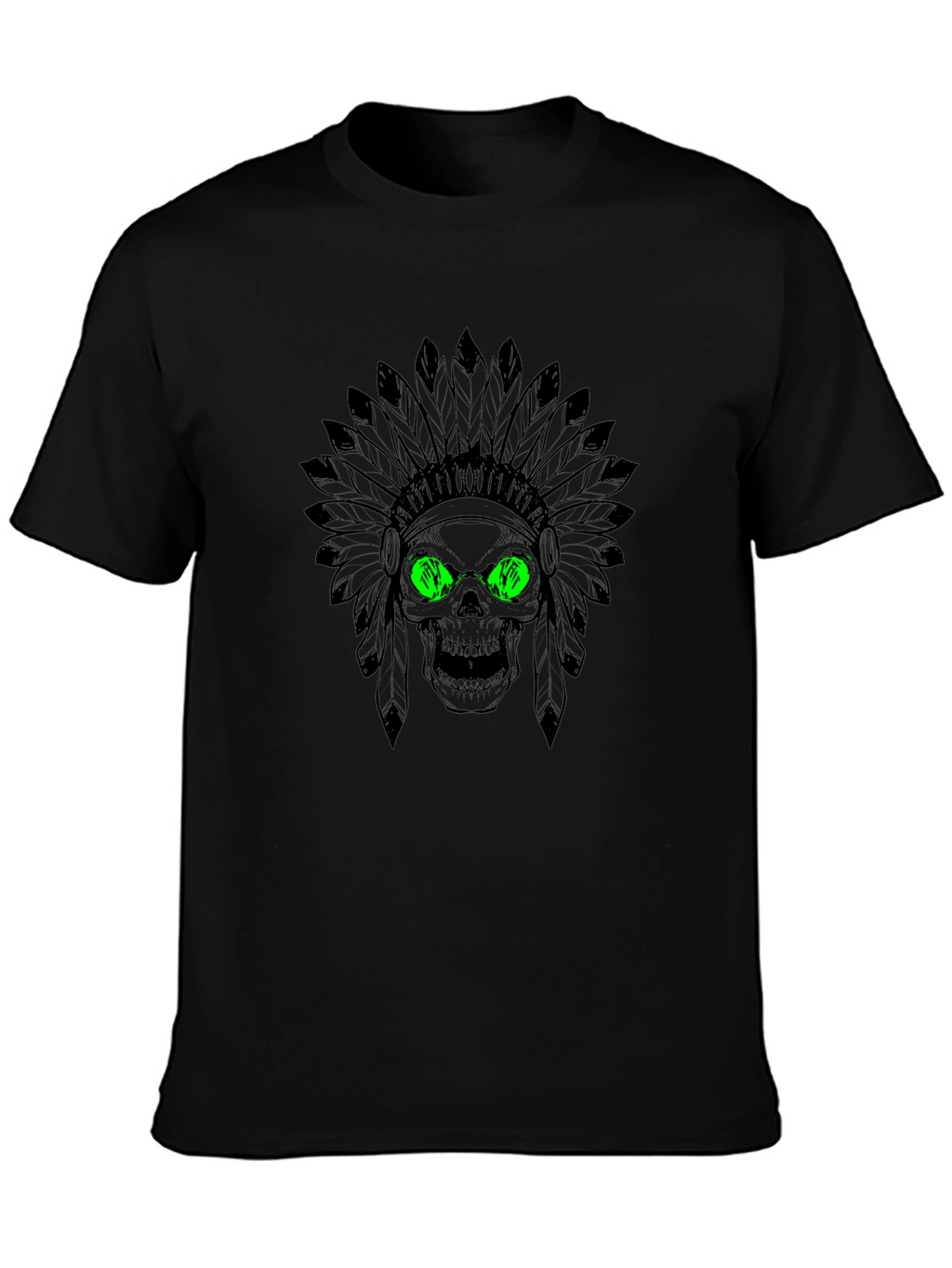 Skull Chief Black T-Shirt