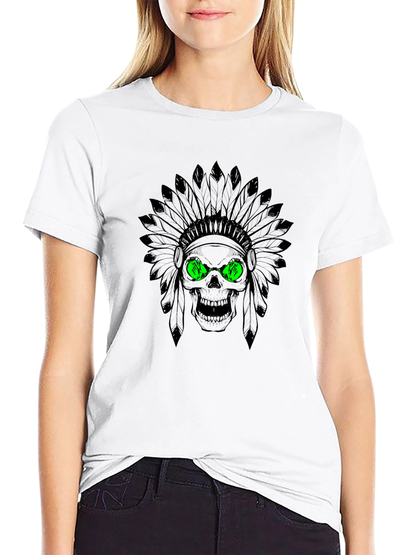 Skull Chief Black T-Shirt