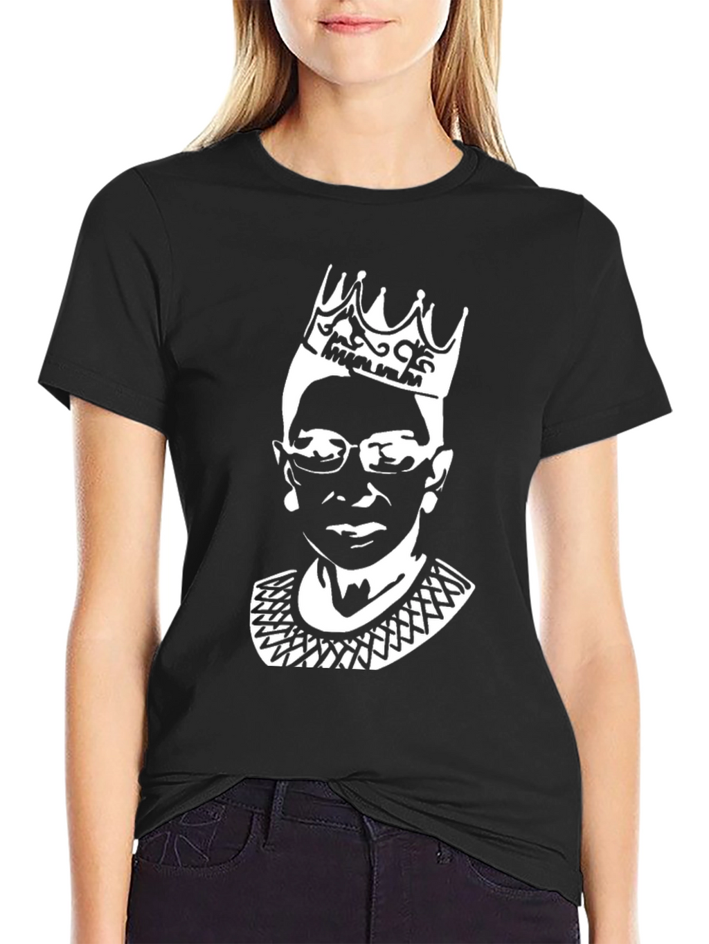 RBG Crown Graphic Tee - Black T-Shirt