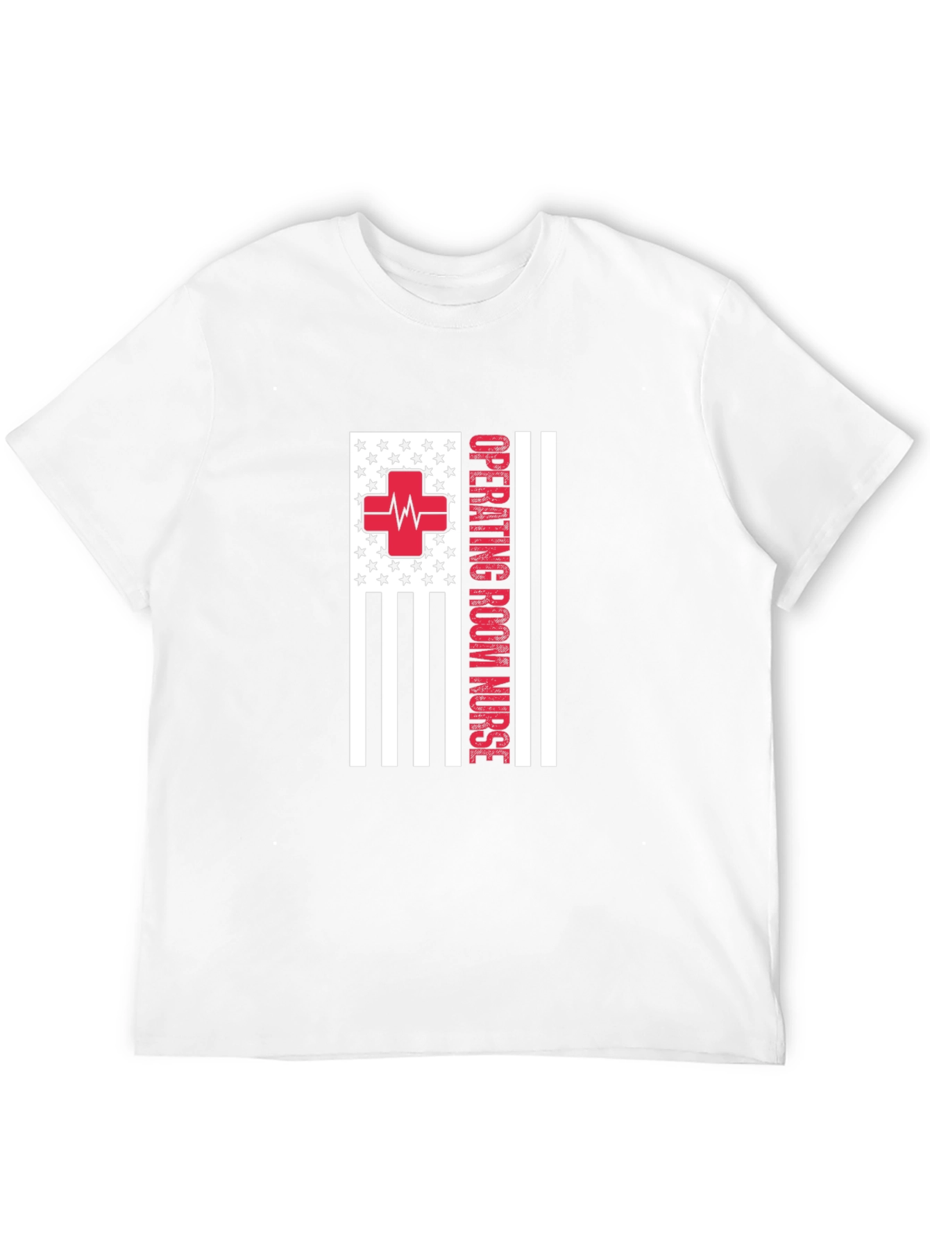 Operating Room Nurse American Flag Tee