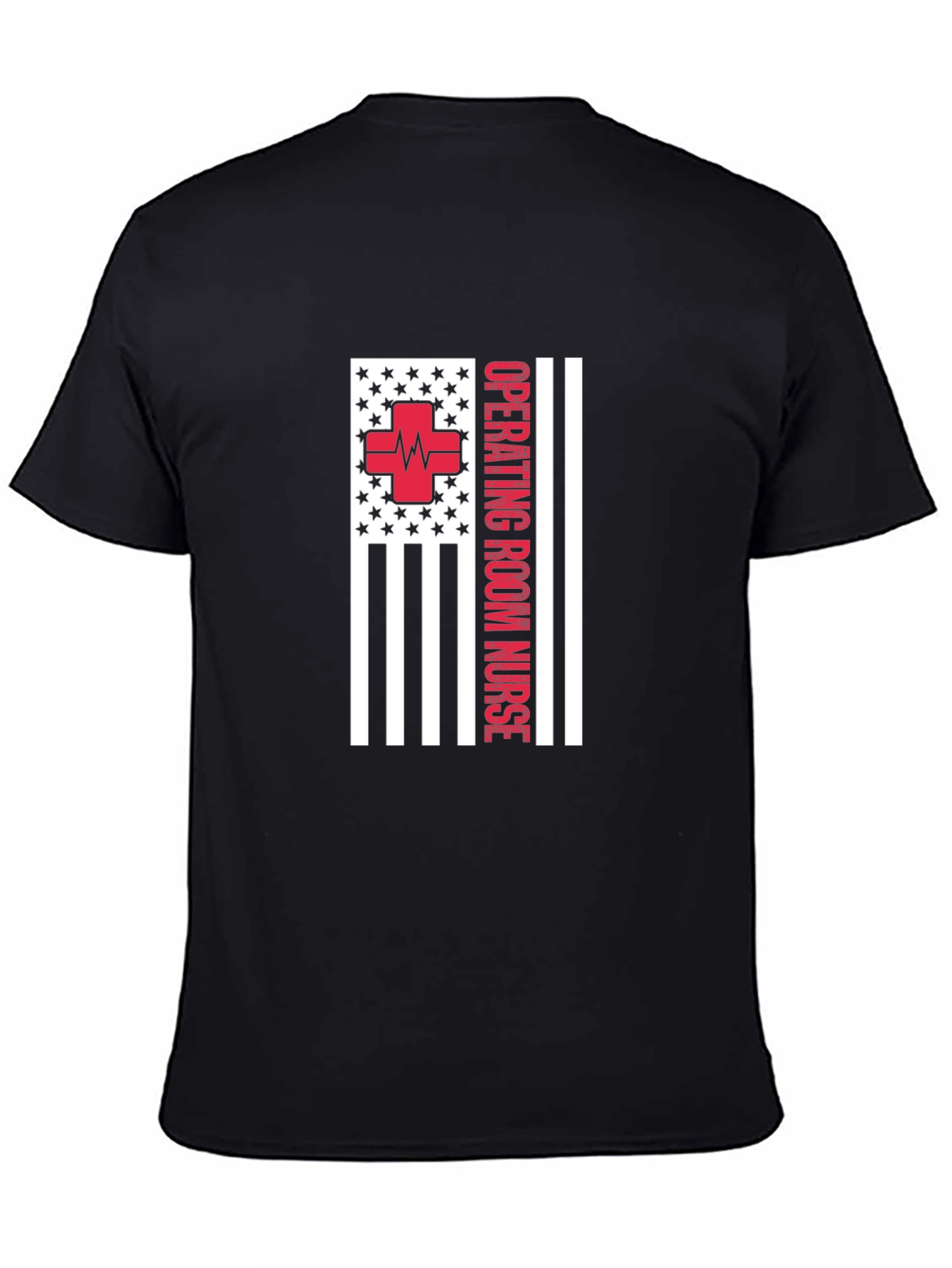 Operating Room Nurse American Flag Tee