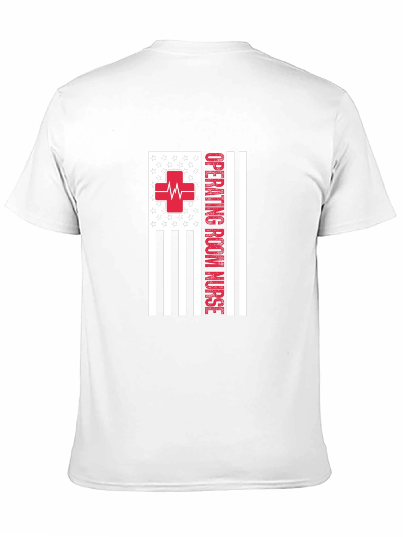 Operating Room Nurse American Flag Tee