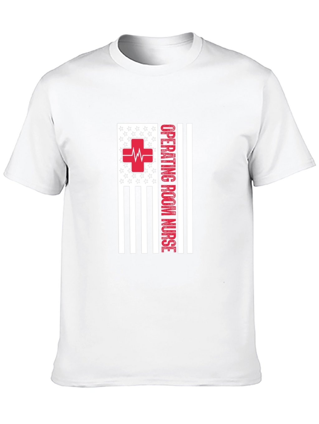 Operating Room Nurse American Flag Tee