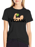 Vegains Graphic T-Shirt - Vegan Fitness Apparel