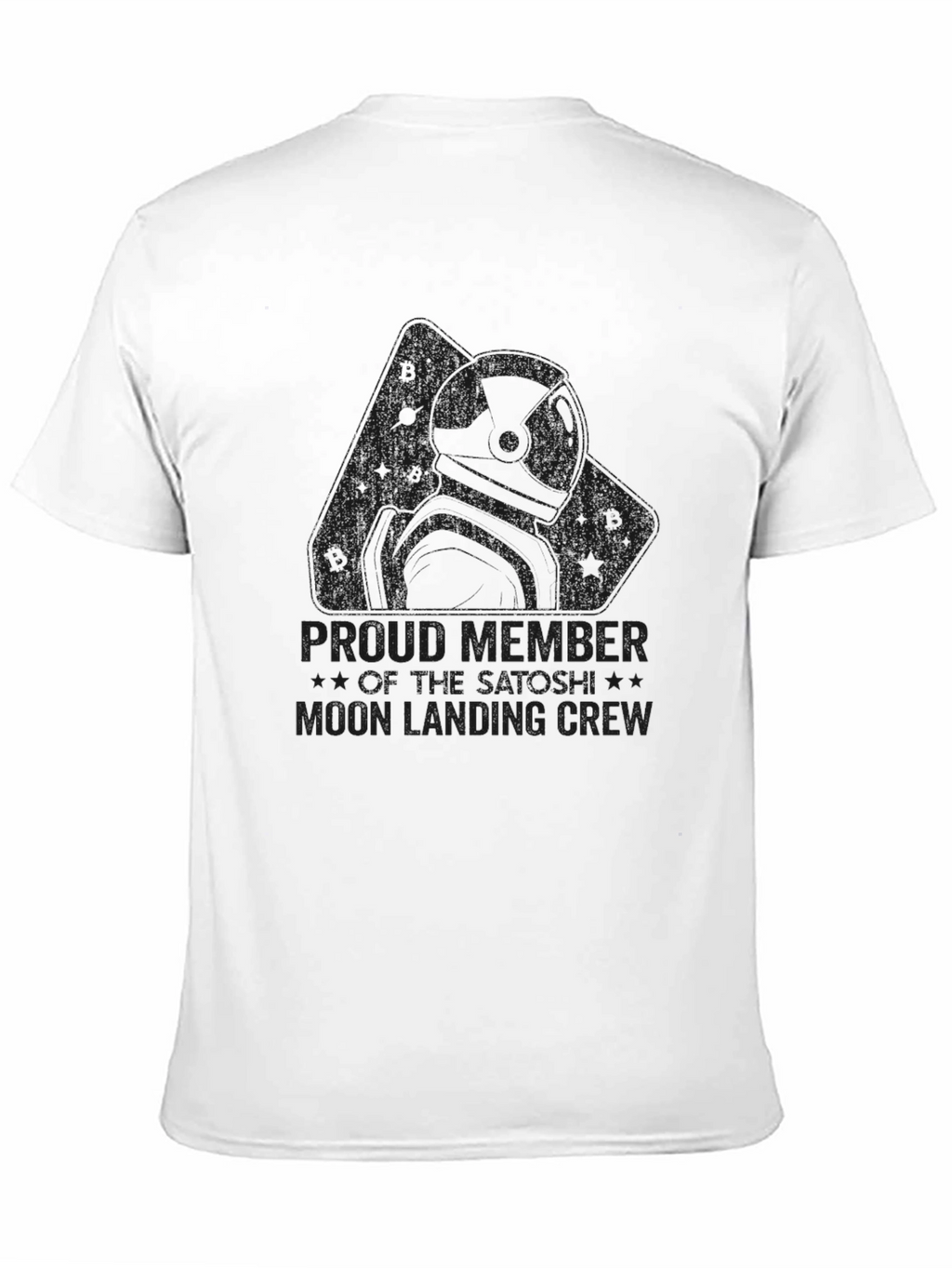 Proud Member Moon Landing Crew Black T-Shirt