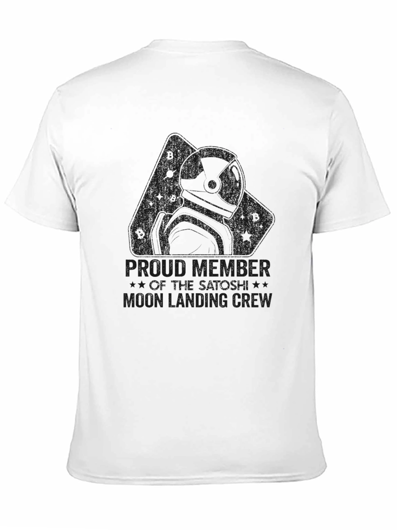 Proud Member Moon Landing Crew Black T-Shirt