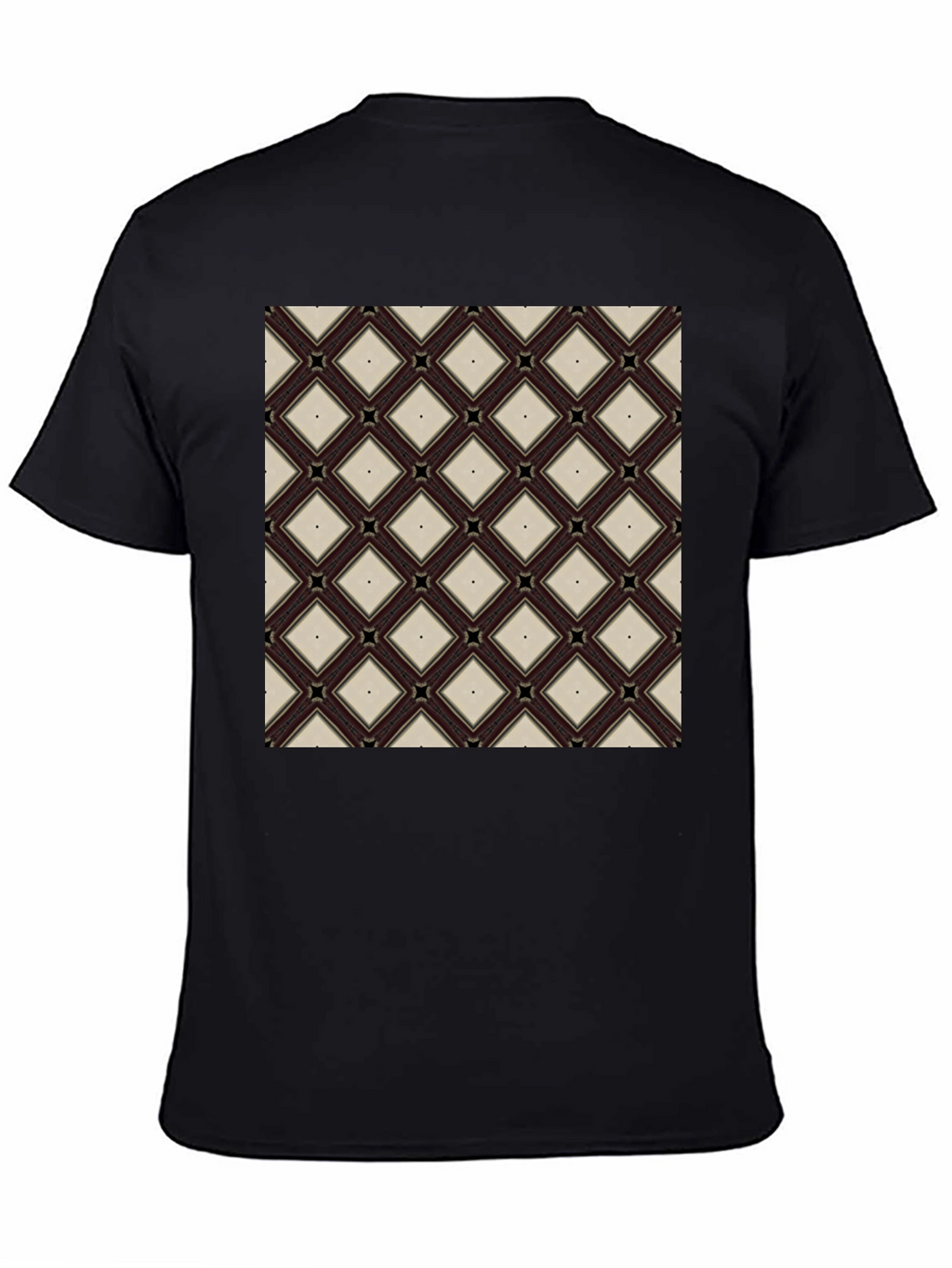 Diamond Pattern Tee - Modern Geometric Design