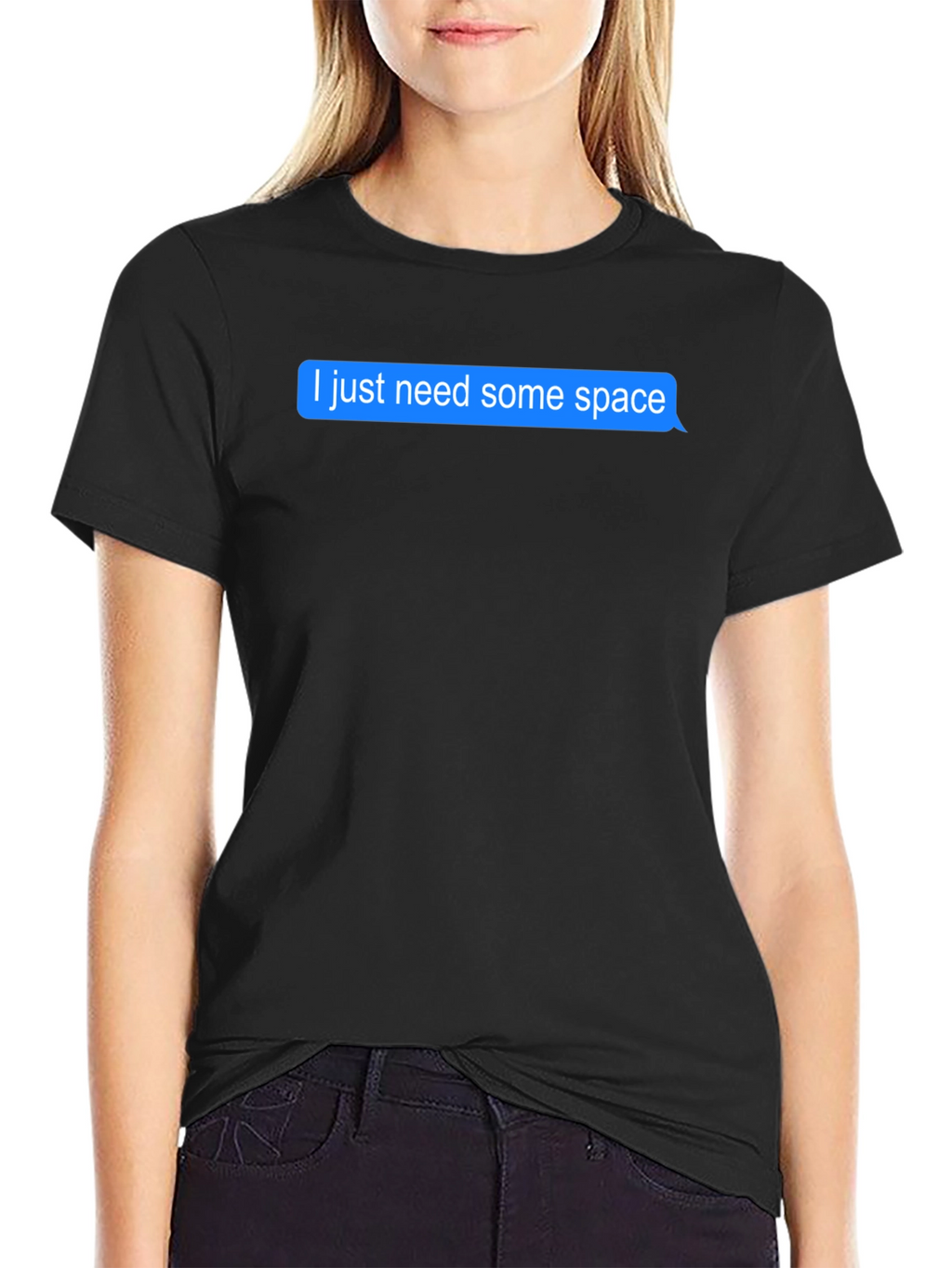 I Need Space Black T-Shirt