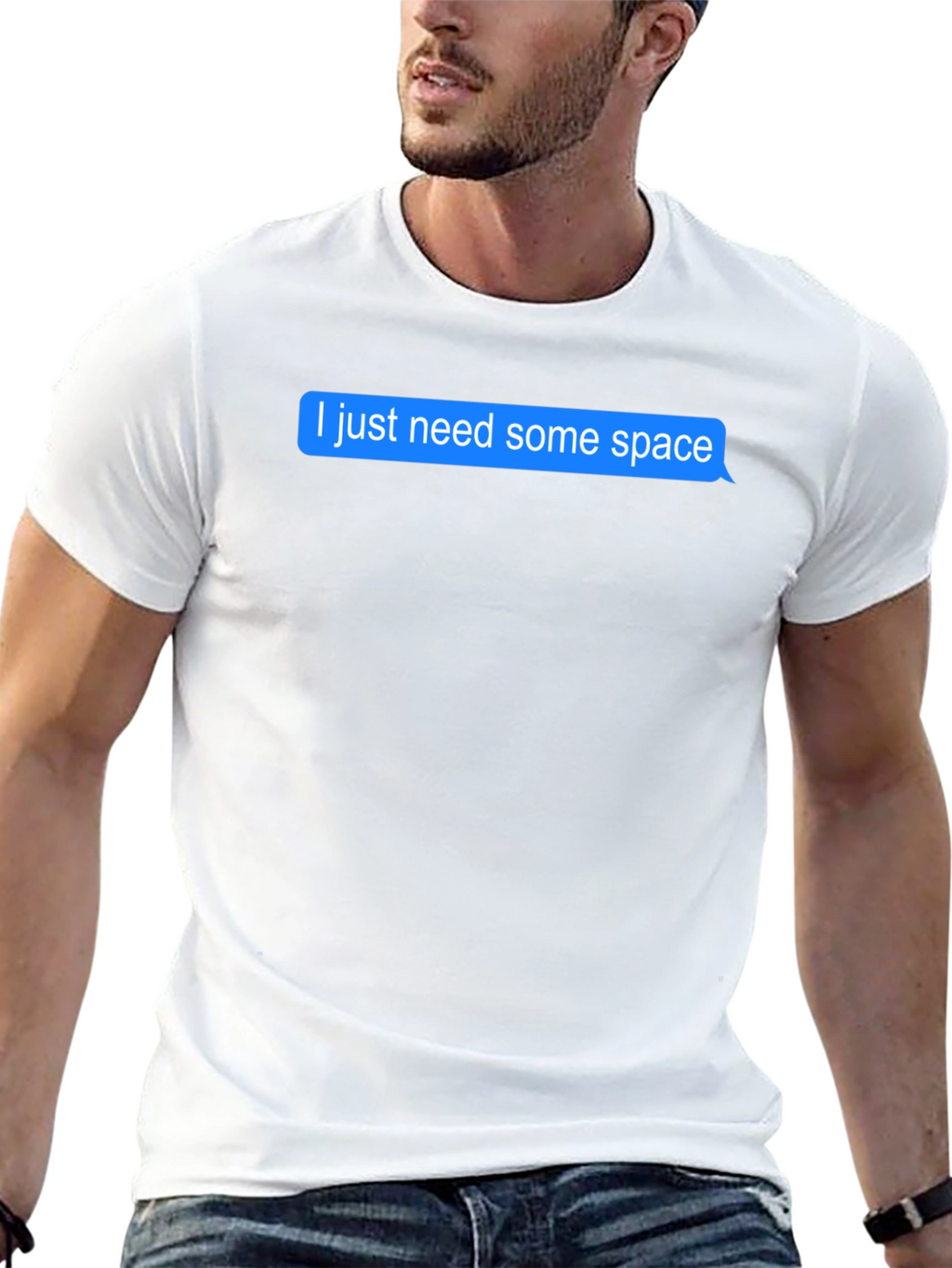 I Need Space Black T-Shirt