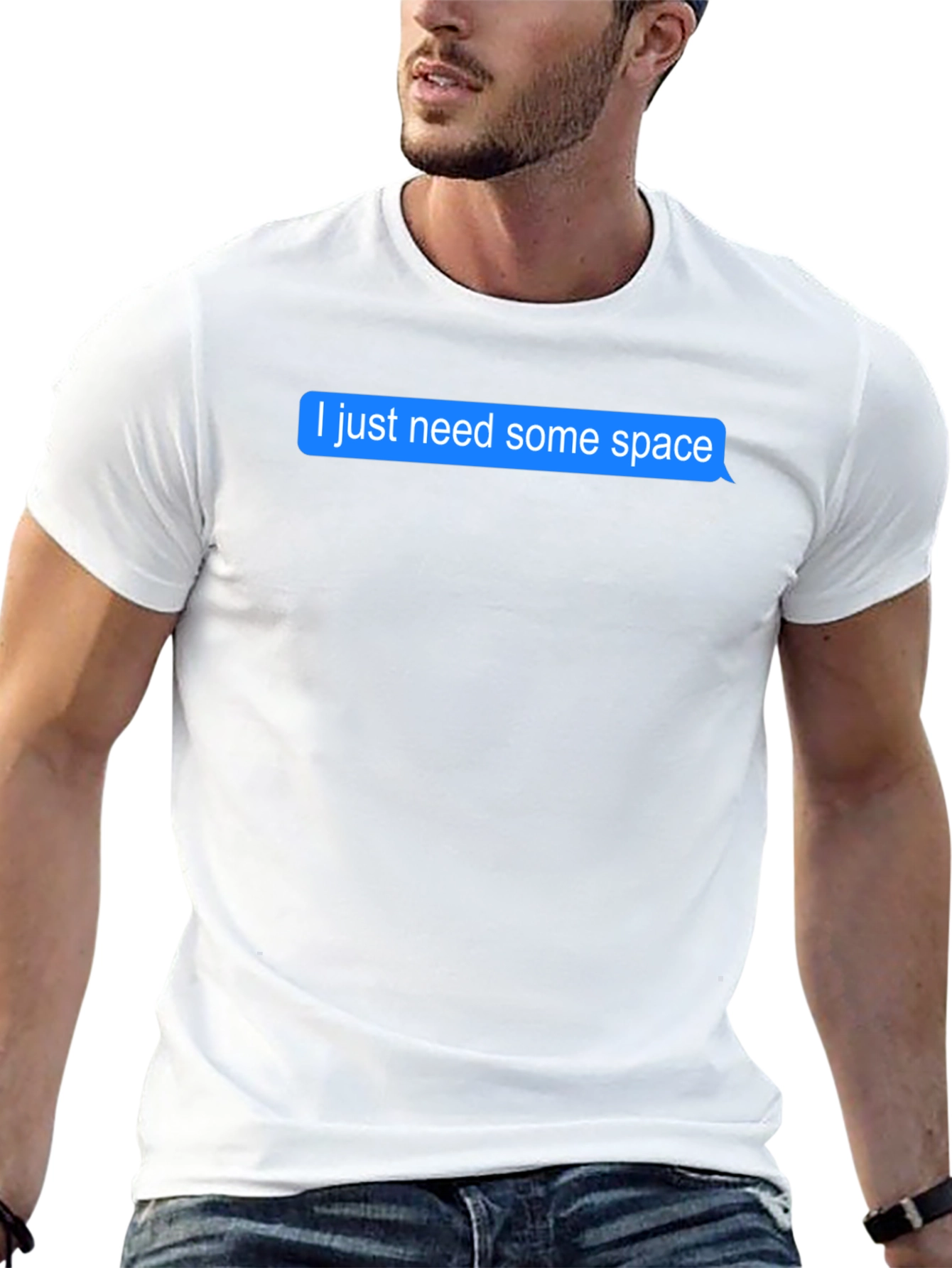 I Need Space Black T-Shirt