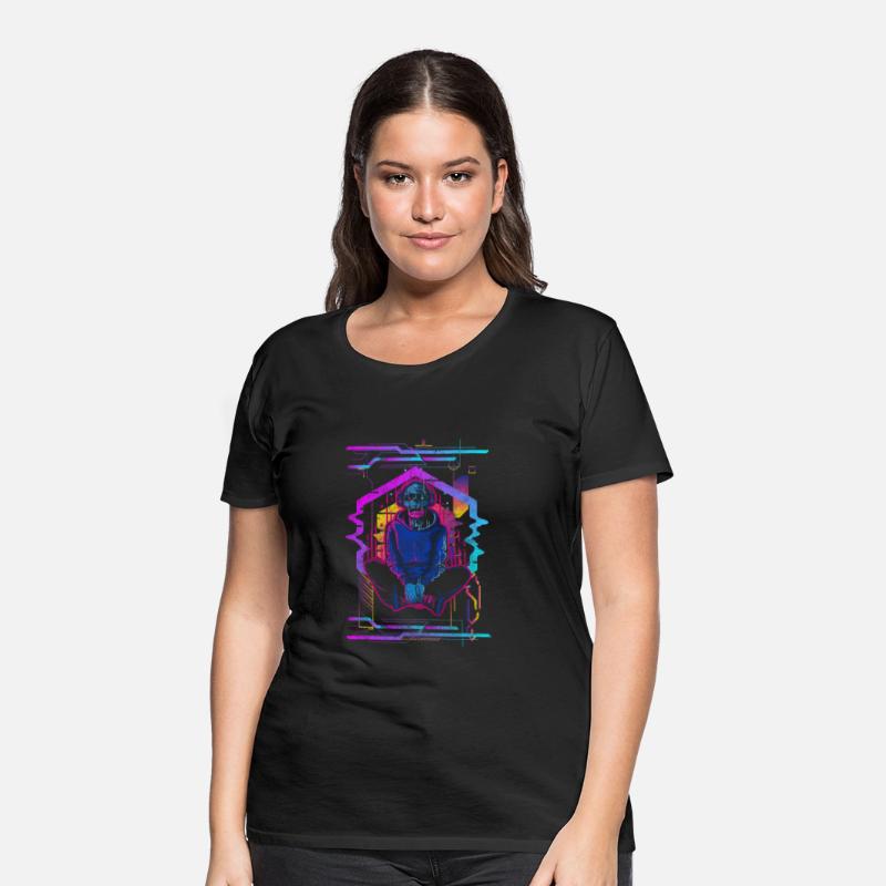Cyborg Style Neon Gamer
