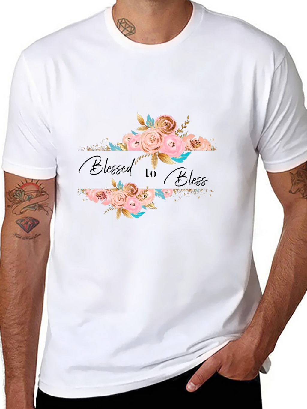 Blessed to Bless Floral T-Shirt