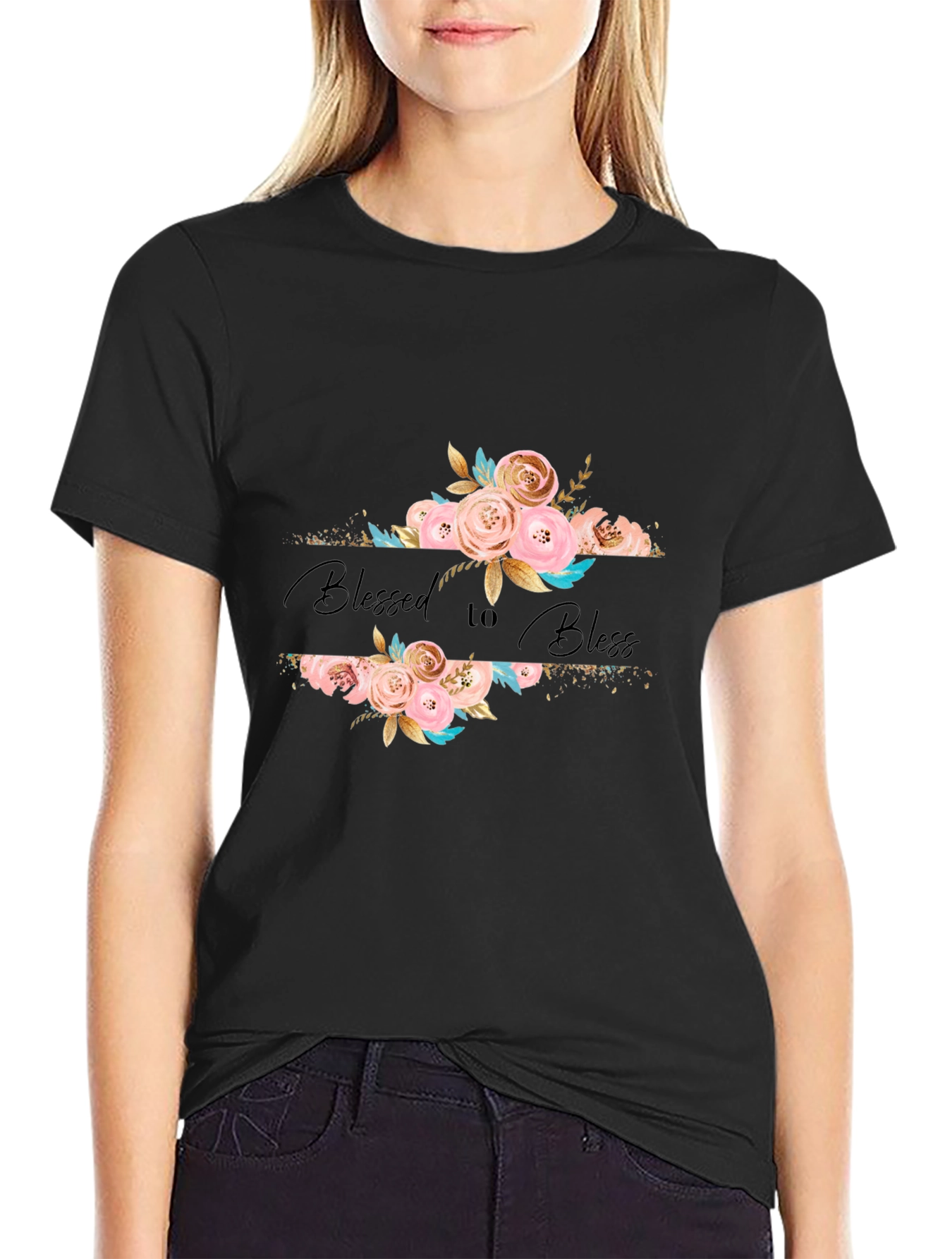 Blessed to Bless Floral T-Shirt