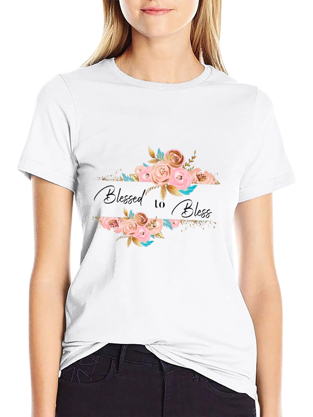 Blessed to Bless Floral T-Shirt