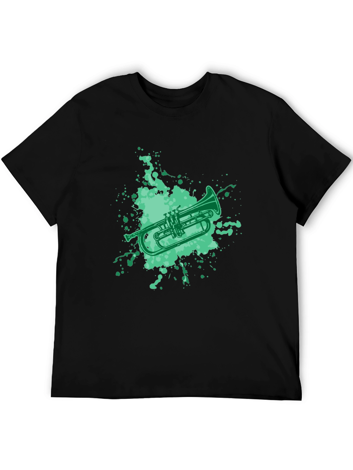 Trumpet Splash Graphic Tee - Musicians Fashion