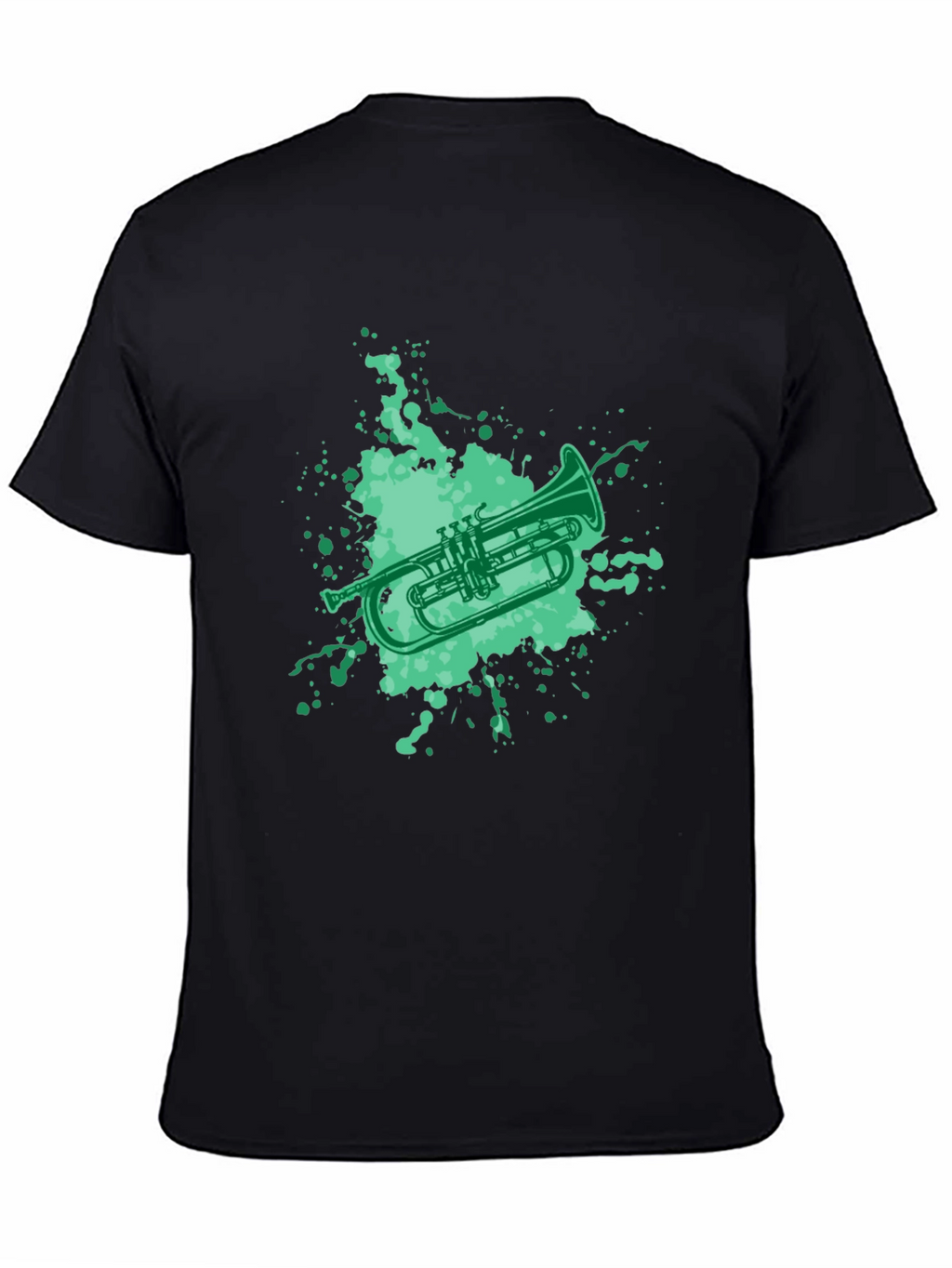 Trumpet Splash Graphic Tee - Musicians Fashion