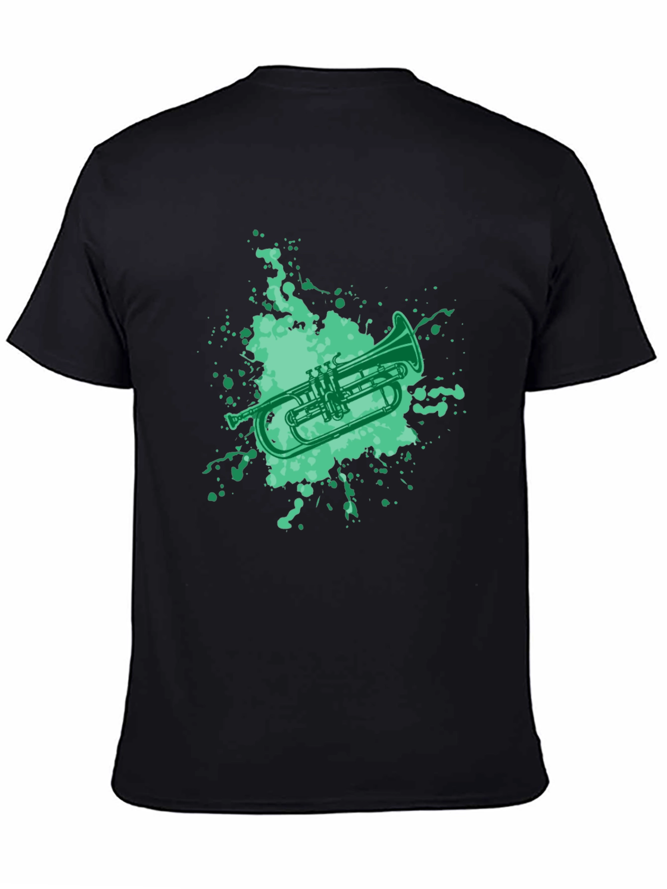 Trumpet Splash Graphic Tee - Musicians Fashion